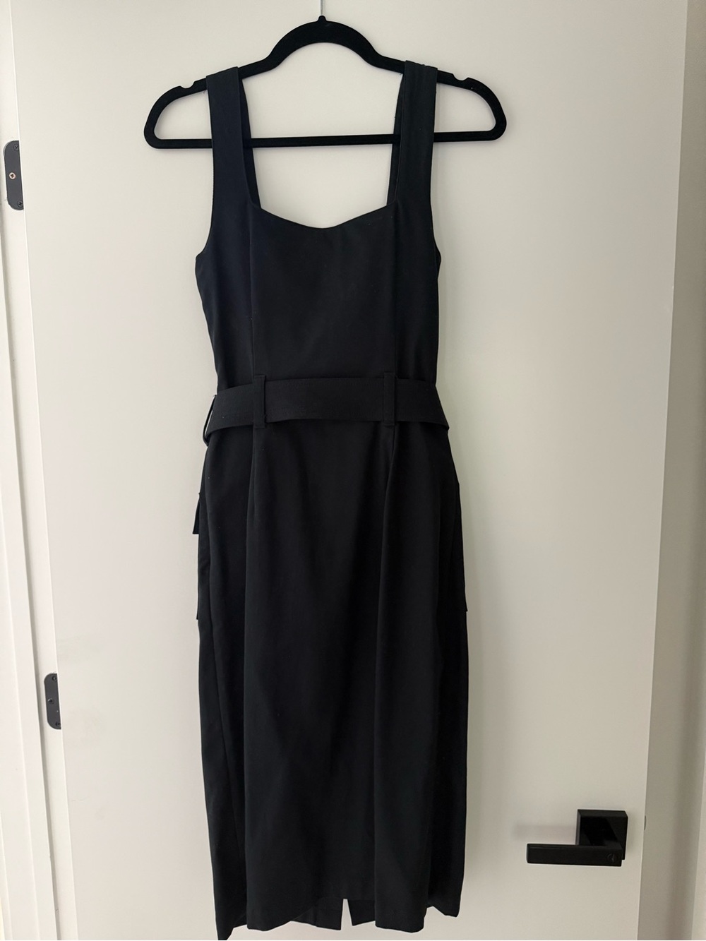 L'AGENCE Idy Button-Front Dress - Black/Gold - 2 - Picture 4 of 4